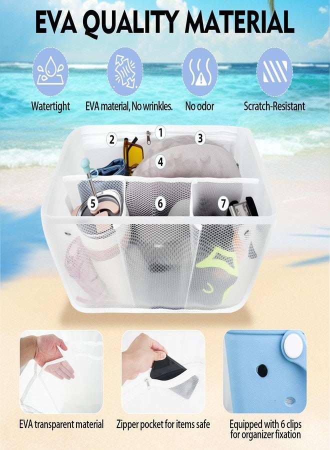 Kooterfun Beach Bag Organizer Inserts for X Large Bogg Bag Accessories, EVA Material No Wrinkles Waterproof Insert Divider Pouch, Compatible Rubber Tote Bags,Organizing & Divide Space - Image 4
